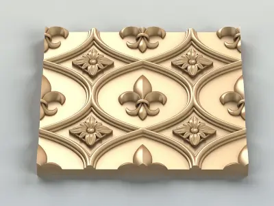 Wall panel 024 3D model