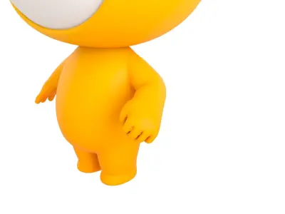 Character261 Rigged Mascot 3D model