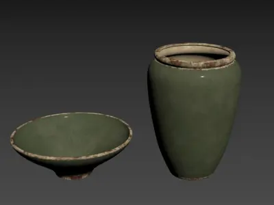 Tilden Metallic Ceramics Collection 3D model