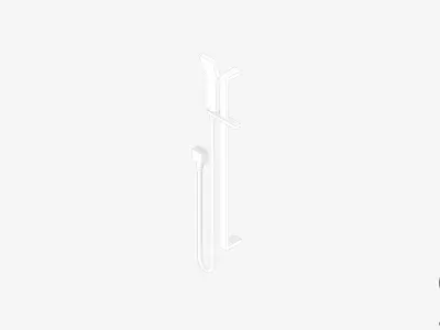 Shower - Rail - Luxury - Lane - Deluxe Low-poly 3D model