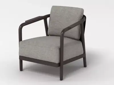 Flexform Crono Chair 3D model