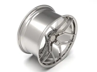 Custom-Rim-Wheel-AB5 stainless steel wheel 3D print model