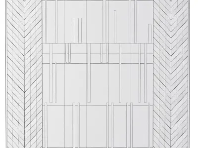 Wall Panel Decoration 3d model Low-poly 3D model 3