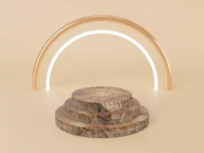 Minimal Product Podium 3D model  3D model