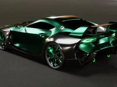 Toyota Supra 3D model from CGTrader - Textured