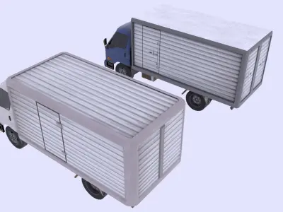 Hyundai Mighty Low-poly 3D model