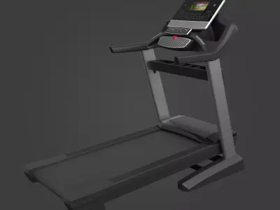 Treadmill-Exercise Equipment-09 Low-poly 3D model