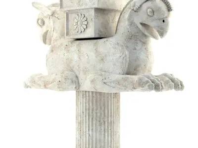 Persian column 03 3D model