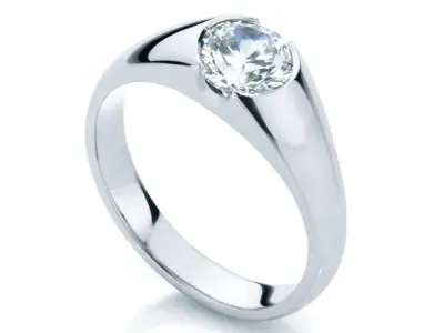 Band Ring 3D print model 136