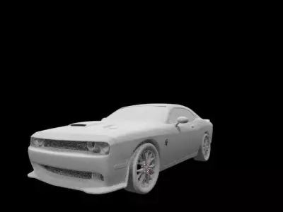 Dodge Challenger Hellcat 3D model buy