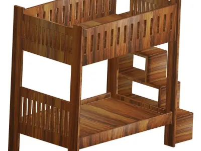 Baby Bunk Bed 3D print model