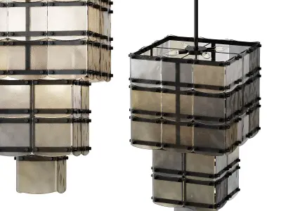 Chandelier Laurent light 3D model