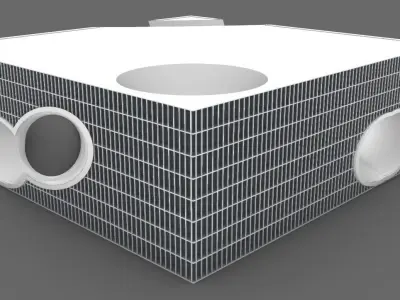 Shanghai Poly Grand Theater by Tadao Ando 3D model