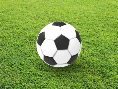 Football soccer ball 3D model