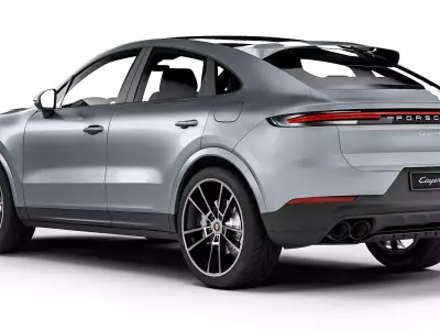 Porsche Cayenne Coupe 2024 3D model