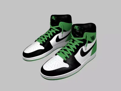 Nike Jordan Green 3D model