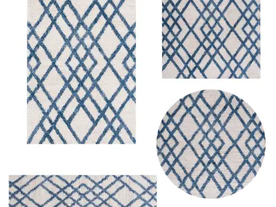 Rugs No 344 Low-poly 3D model