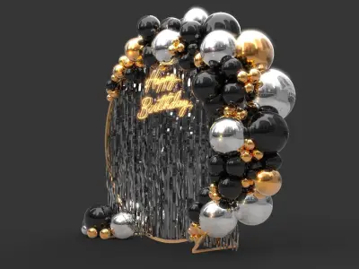 Balloon Arch 2 3D model