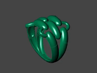 Plain Ring Women Ready STL 3DM Models Womens Rings 3D models 3D print model 10