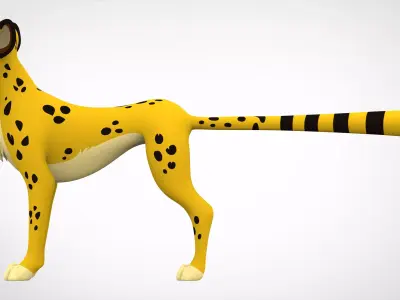 Azaad Low-poly 3D model