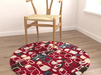 Rugs No 13 Low-poly 3D model