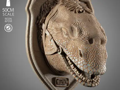 STAR WARS Dewback Wall 3D print model