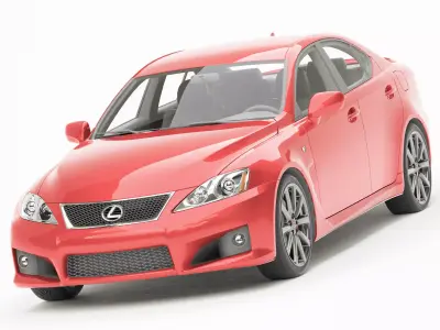 Lexus IS-F 2009 3D model
