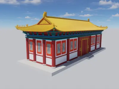 China  House 3D model