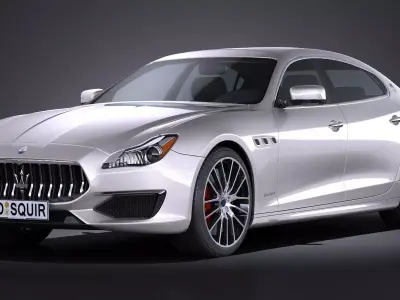 Maserati Quattroporte 2017 3D model