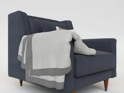 Crosby armchair  3D model