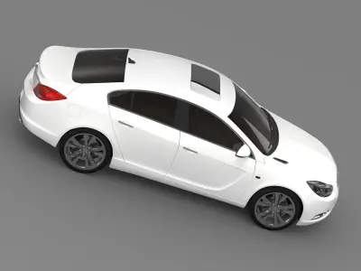 Buick Regal 2011-2013 3D model