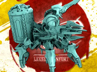 Demon Drider Mech  3D print model