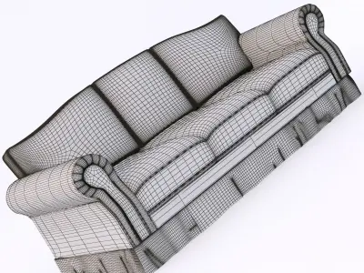 VILLA DESTE Cava sofa 3D model
