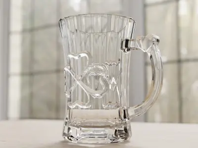 High-end 3d Glass Model Free 3D model