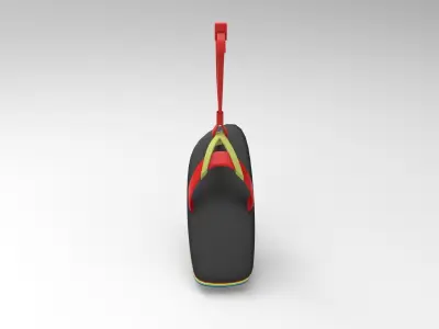 Flip Flops Keychain Low-poly 3D model