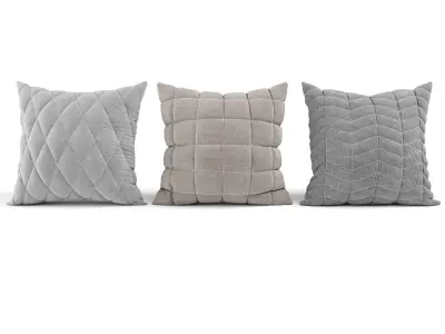 Decorative Pillows v002 3D model