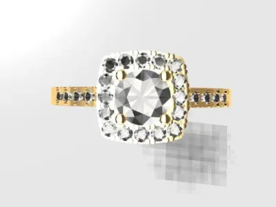 harmony ring engagement Free 3D print model