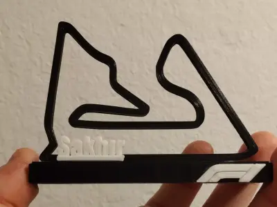 F1 Circuit Sakhir 3D print model