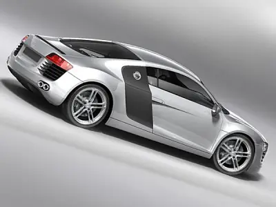 Audi R8 2009 3D model