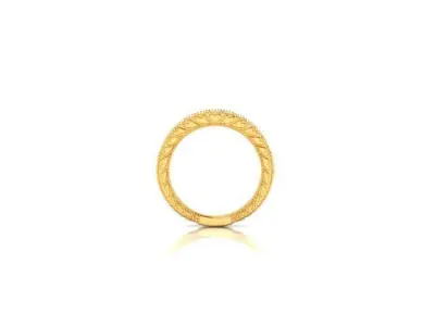 Solitaire Engagement Wedding Ring 3D print model buy