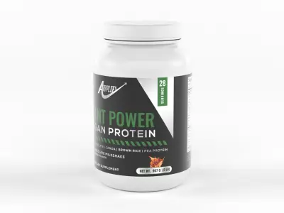 Protein Powder 3D model