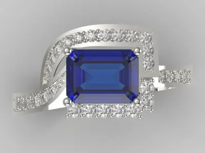 jewelry ring jr00166 3D print model