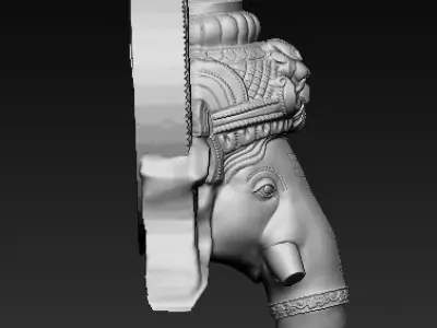 Ganesha Idol 3D Printable model 15 3D print model