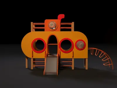 Playground Yellow Submarine 3D model purchase