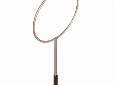 Sci-fi Monorail pole 002 Free 3D model