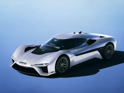 Nio EP9 2017 Low-poly 3D model