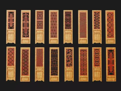 Wood Panel 2 3D model