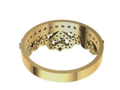 Anillo de 15 para dama-mujer -v- 3D print model