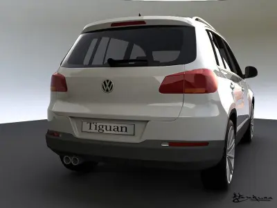 Volkswagen Tiguan 2012 Sport Style 3D model
