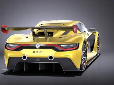 Renault Sport RS01 2018 VRAY 3D model